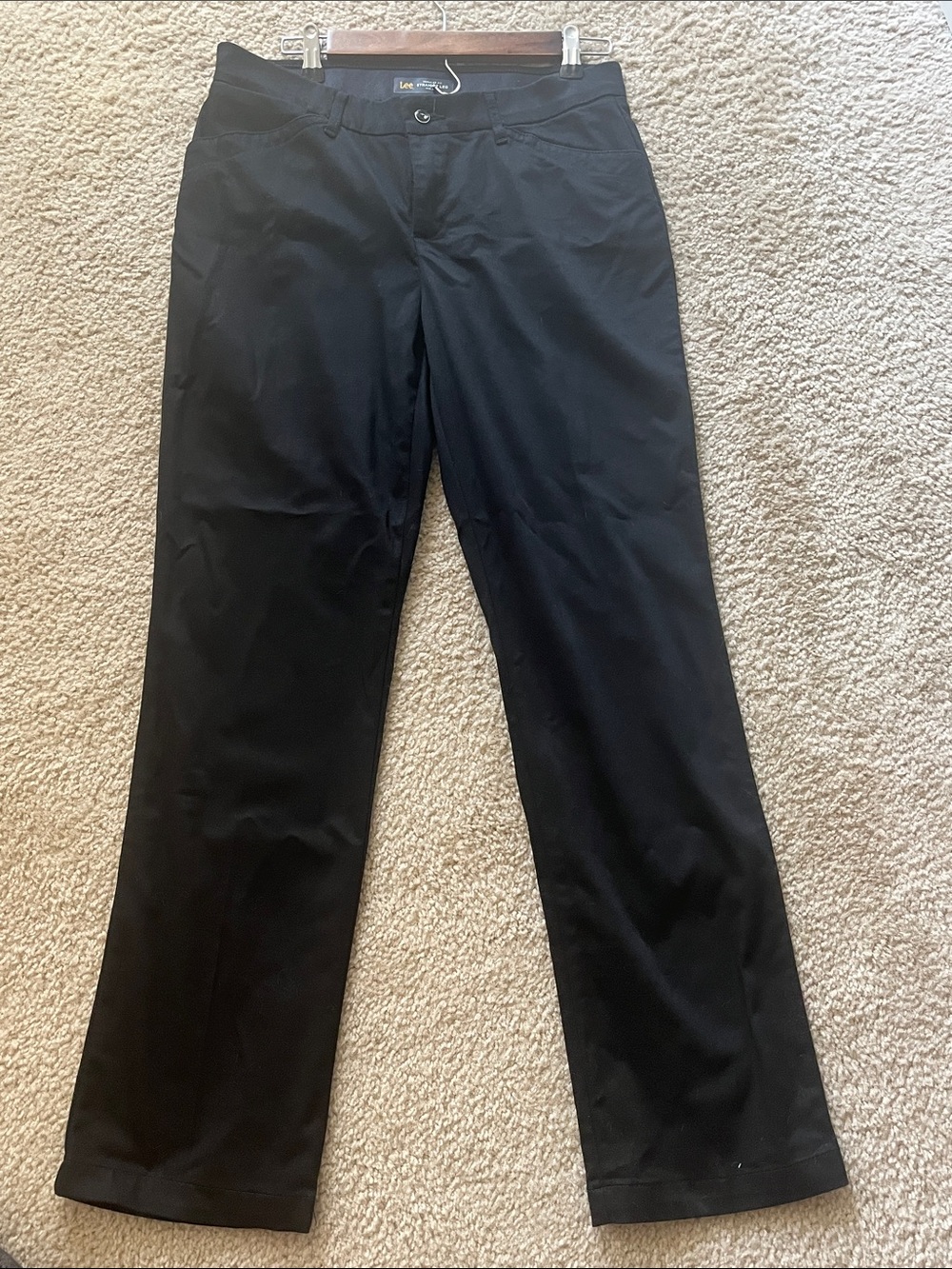 Lee Straight Leg Women's Dress Pants in Black
